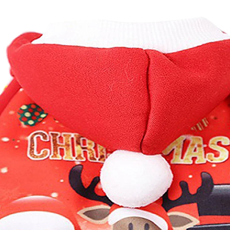 Christmas Dog Sweater Coat for Small and Medium Pets