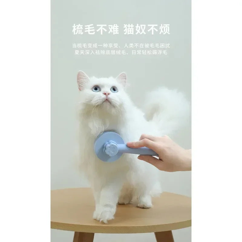 Self Cleaning Pet Slicker Brush for Dogs and Cats