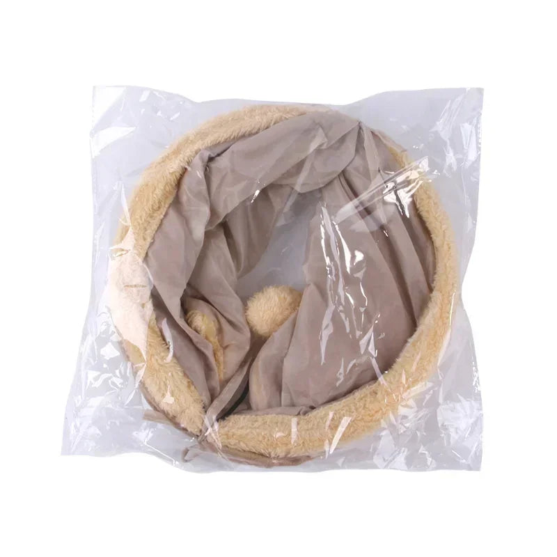 Interactive Foldable Cat Tunnel Toy for Fun and Exercise