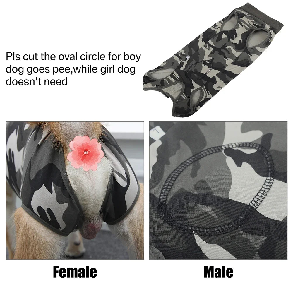 Pet Surgery Recovery Suit Anti Licking Vest for Dogs