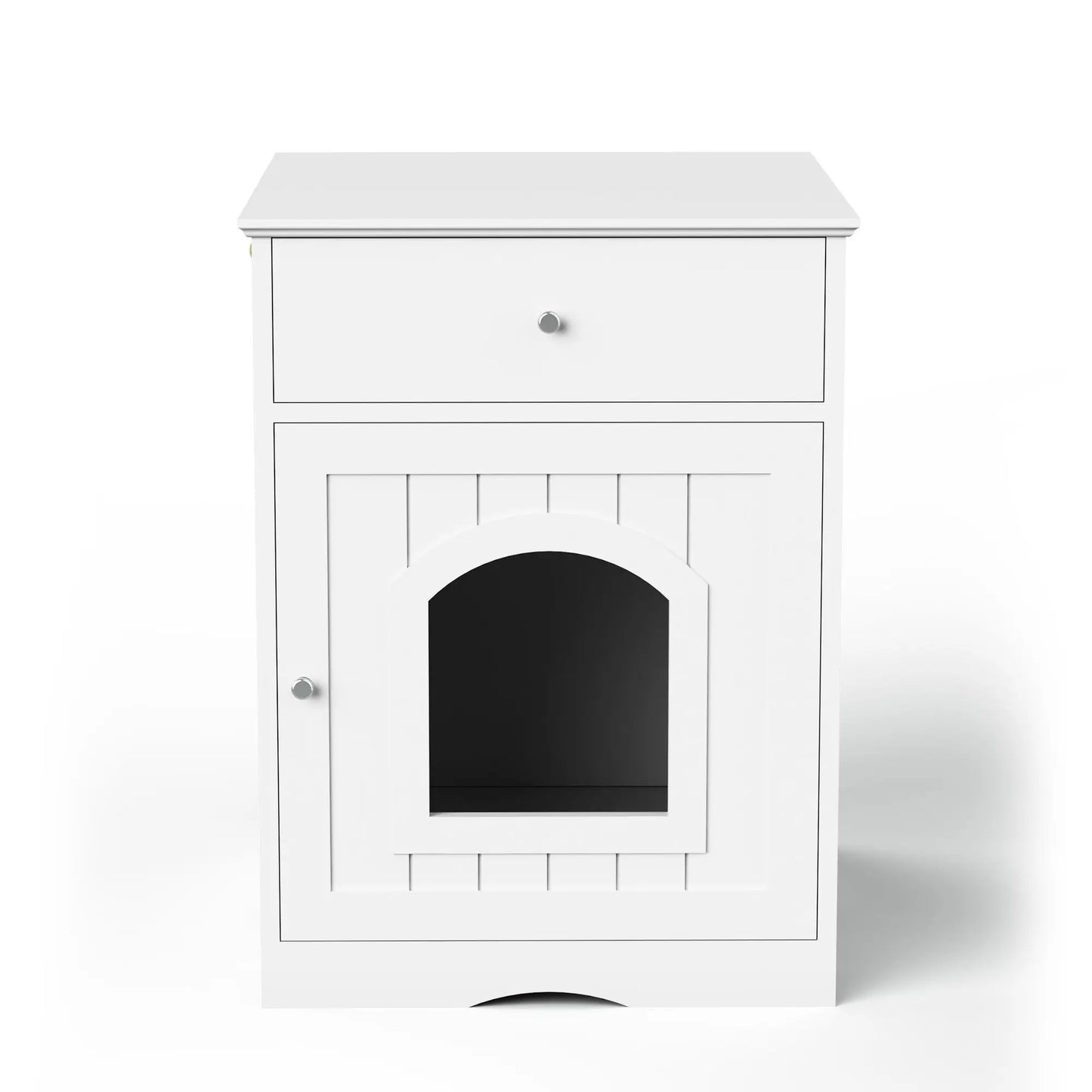 Wooden Cat Litter Box Enclosure and Indoor Pet House