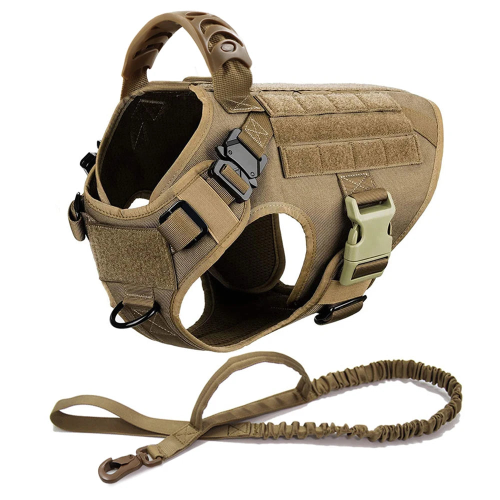 Tactical Dog Harness and Leash Set for Active Dogs