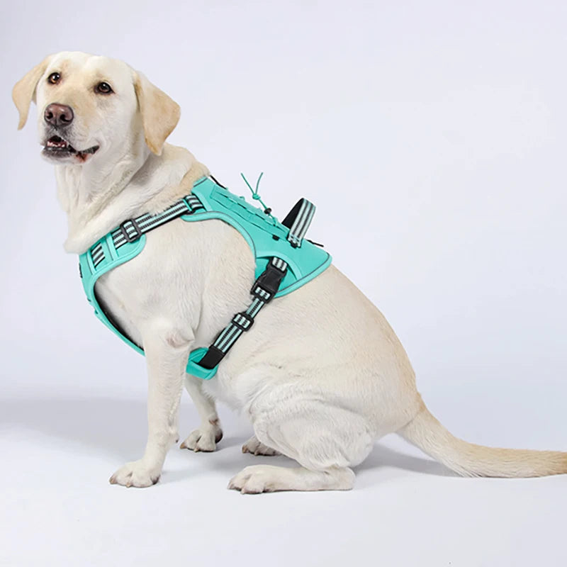 Reflective Tactical Dog Harness for Training and Safety