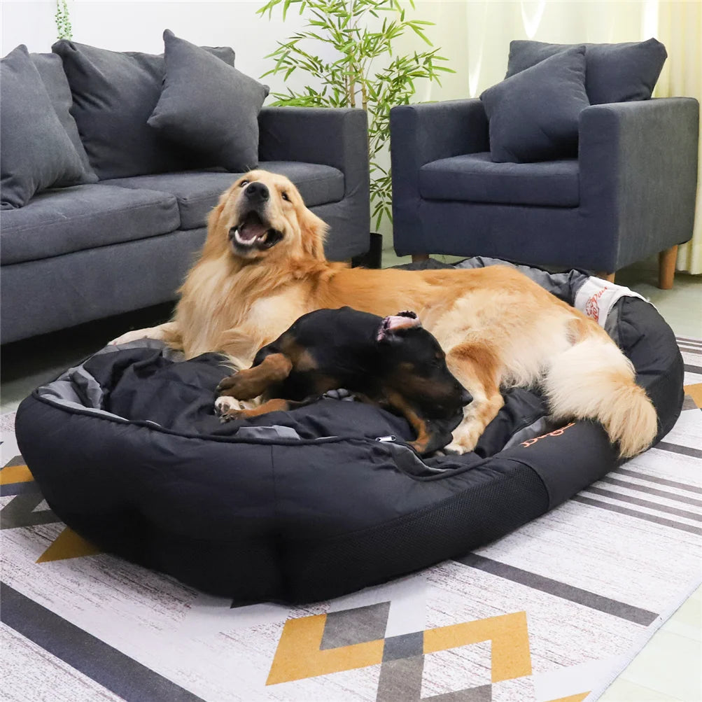 All Season Comfortable Dog Bed with Removable Cushion and Oxford Cover