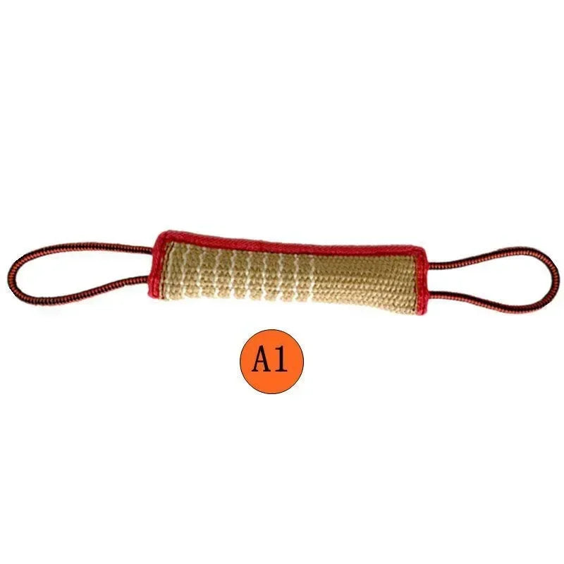 Durable Hemp Dog Tug Stick for Chewing and Training