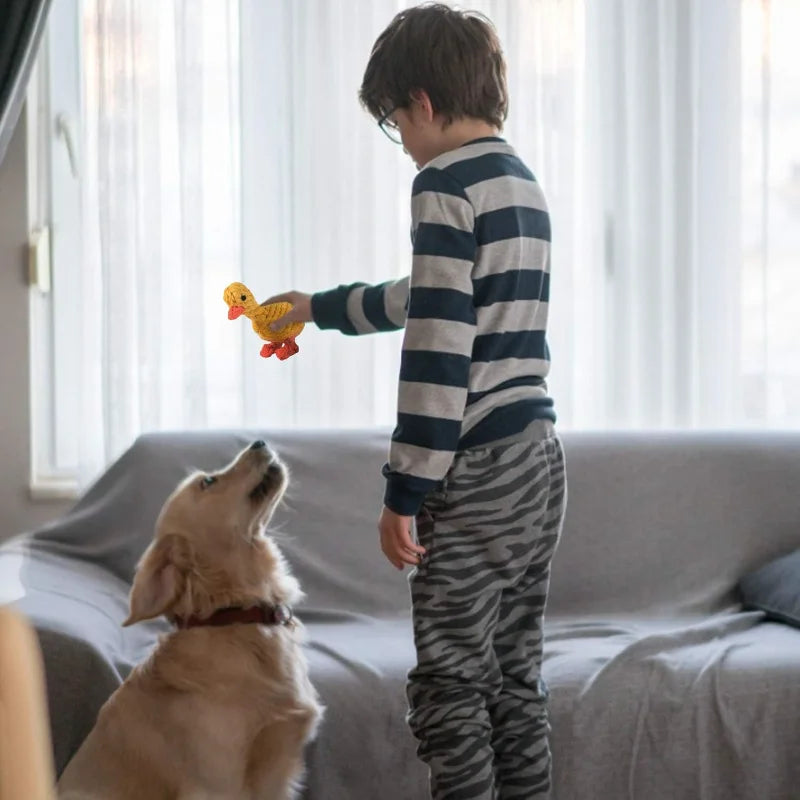 Sunshine Smile Puppy Chew Toy for Happy Teeth Cleaning Fun