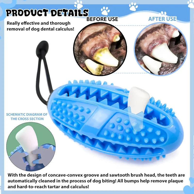 Indestructible Dog Toy for Mental Stimulation and Dental Care