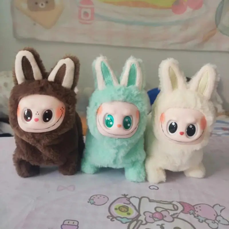 Movable Labubu Pet Dog Sound Toy for Fun Playtime