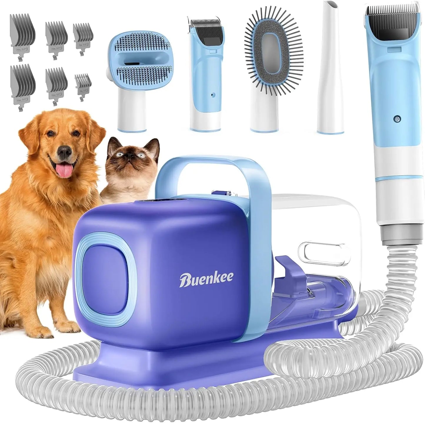 All-In-One Dog Grooming Kit with Vacuum and Clipper