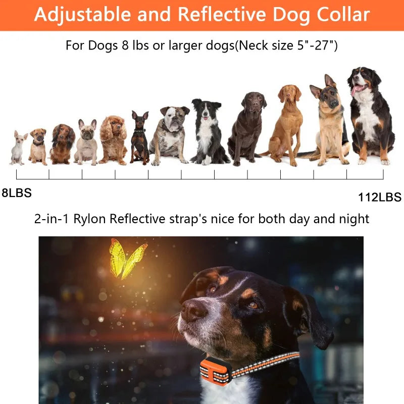 Electric Dog Training Collar with Remote Control for All Dogs