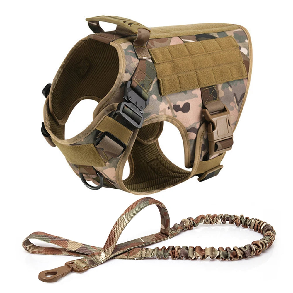 Tactical Dog Harness and Leash Set for Active Dogs