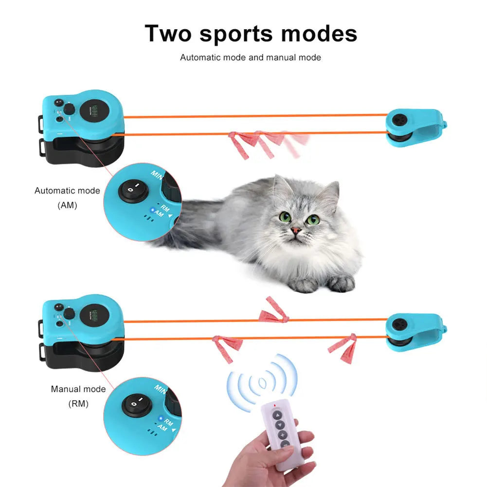 Interactive Cat Toy Treadmill for Exercise and Mental Stimulation