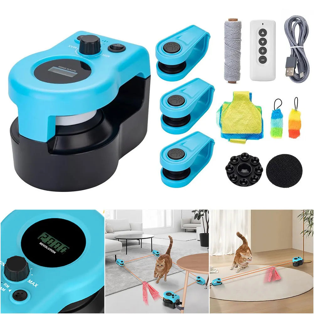 Interactive Cat Treadmill Toy for Exercise and Mental Stimulation