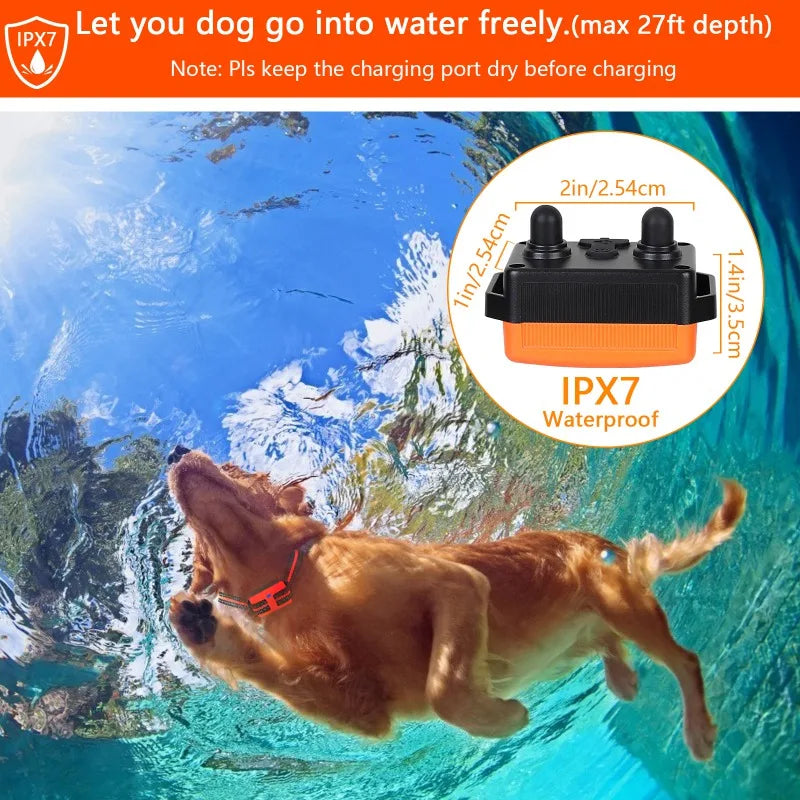 Electric Dog Training Collar with Remote Control for All Dogs