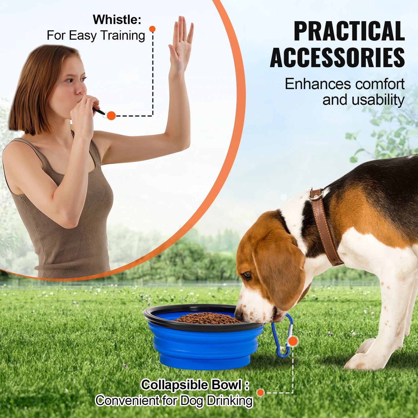 VEVOR Dog Agility Training Equipment Set for Active Pups