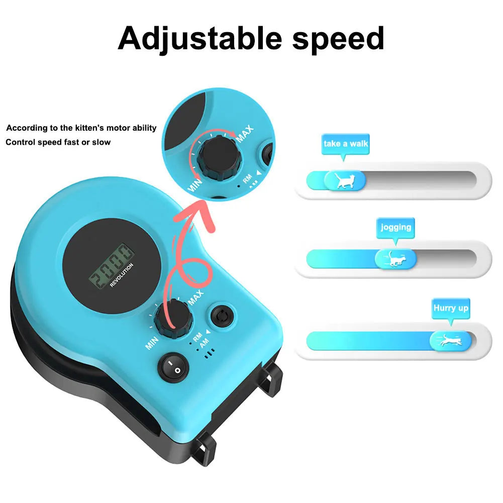 Interactive Cat Toy Treadmill for Exercise and Mental Stimulation