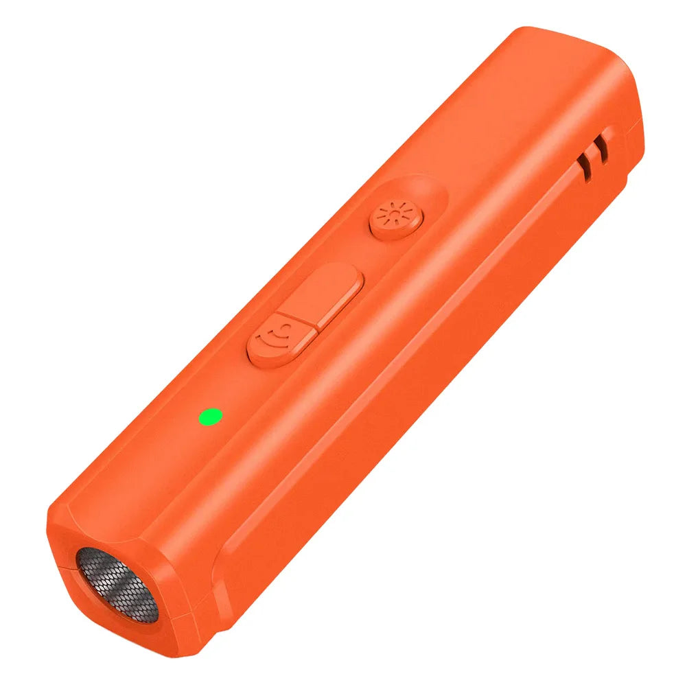 Ultrasonic Dog Bark Control Trainer with LED Flashlight