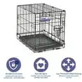Secure Dog Crate with Leak-Proof Pan and Floor Protection