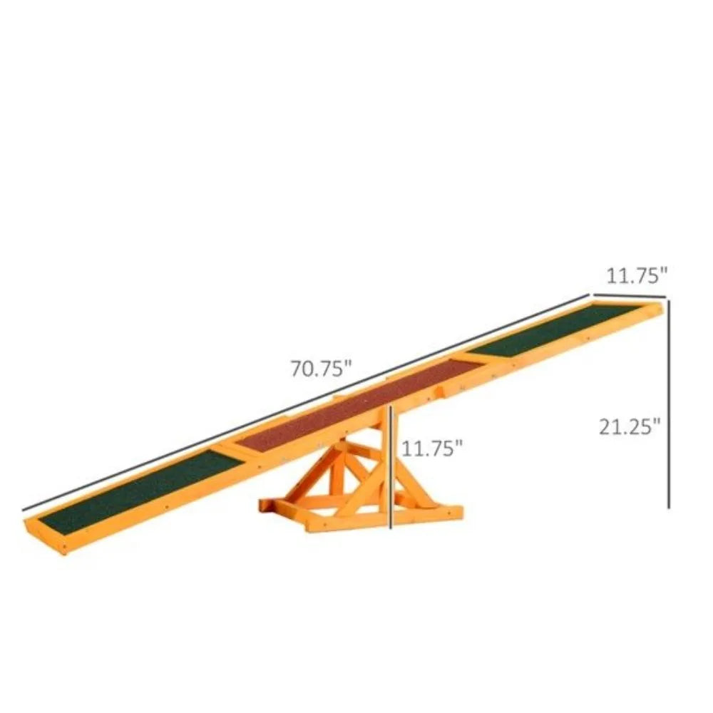 Dog Agility Ramp and Seesaw for Training and Exercise