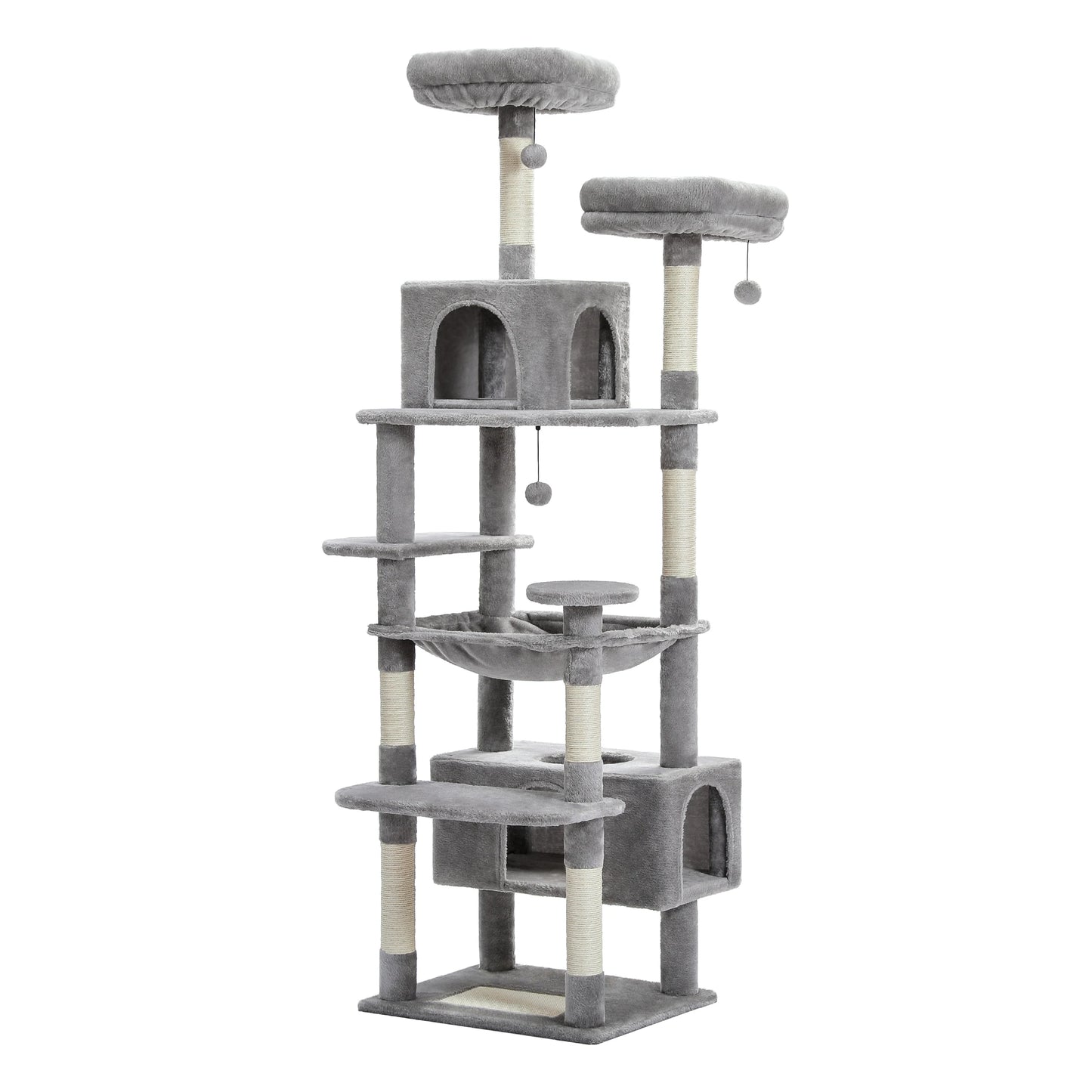 Luxury Multi-Level Cat Tree with Condo and Scratching Post