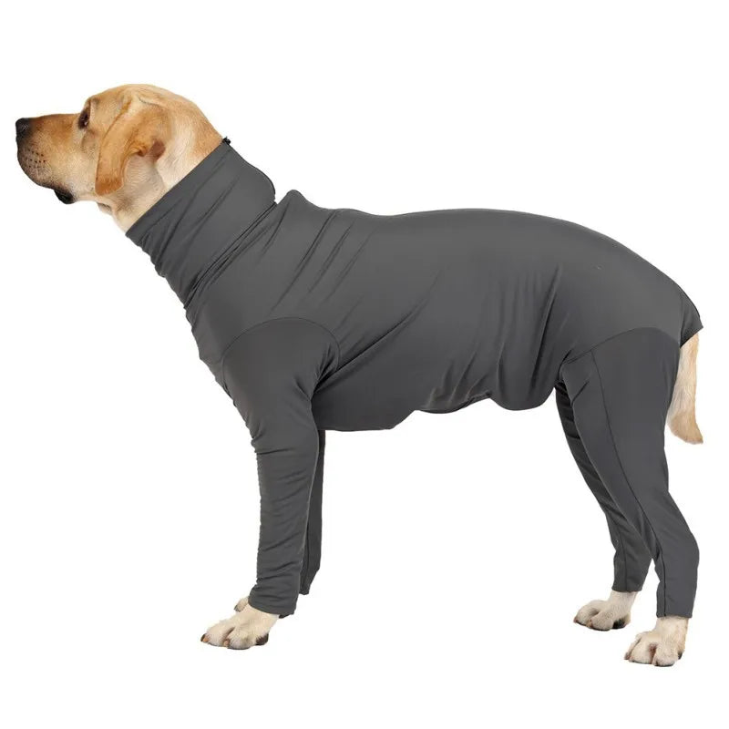Cozy Long-Sleeved Pet Pajamas for Recovery and Comfort