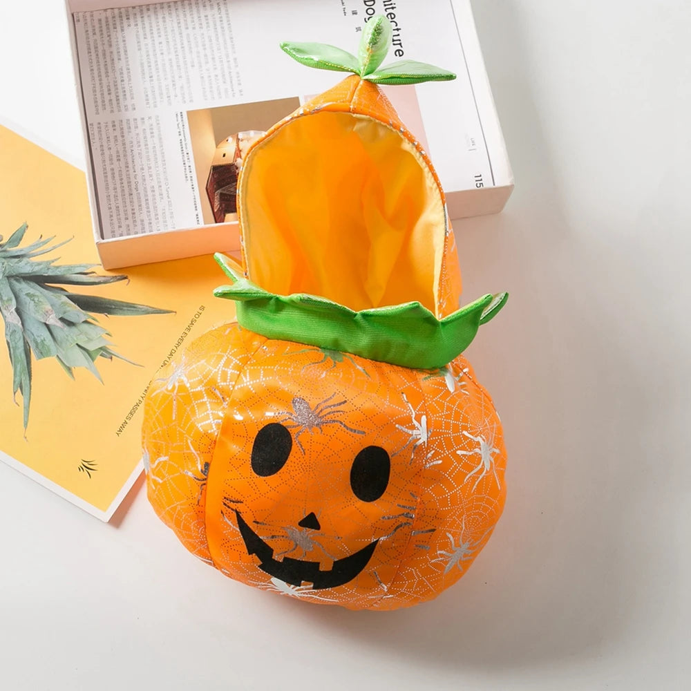 Funny Pumpkin Costume for Dogs Perfect for Halloween Festivities