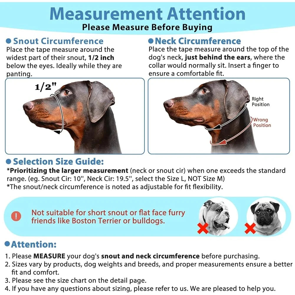 Soft Dog Head Collar No Pull Adjustable Training Harness