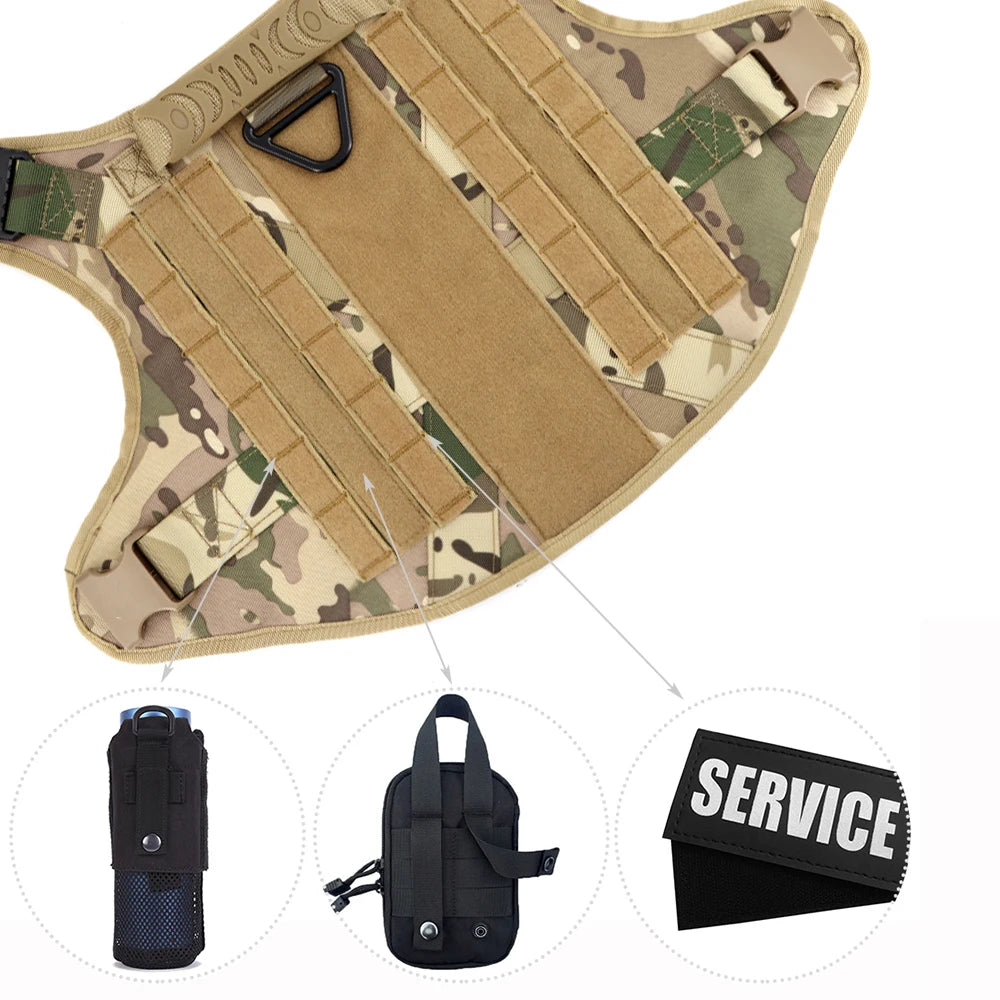 Tactical Dog Harness and Leash Set for Active Dogs