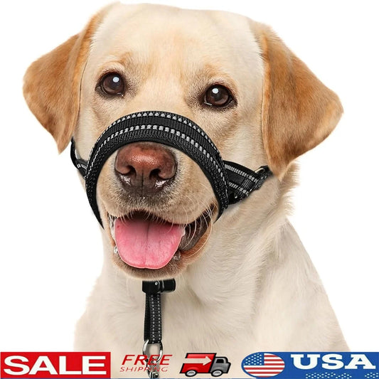 Soft Dog Head Collar No Pull Adjustable Training Harness
