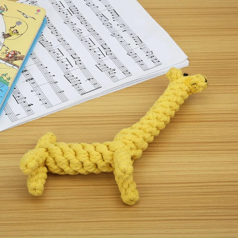 Durable Giraffe Puppy Chew Toy for Small Dog Dental Care