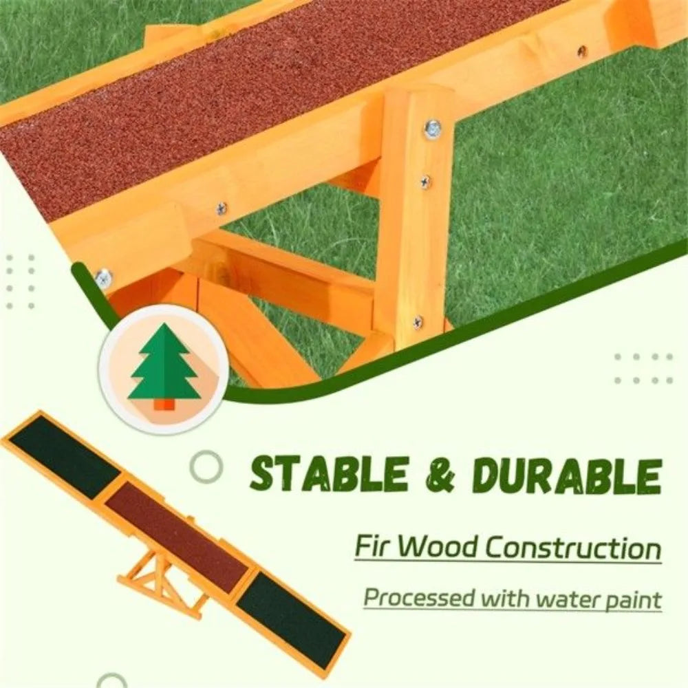Dog Agility Ramp and Seesaw for Training and Exercise