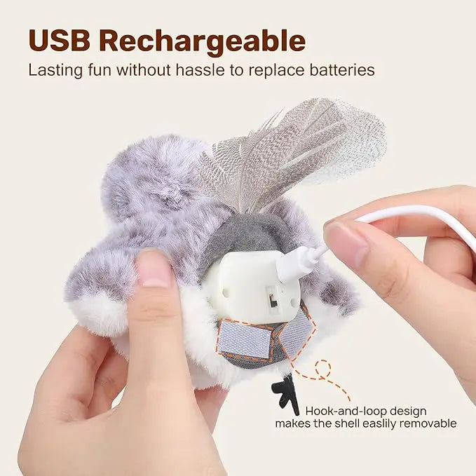 Flapping Bird Cat Toy for Interactive Play and Exercise