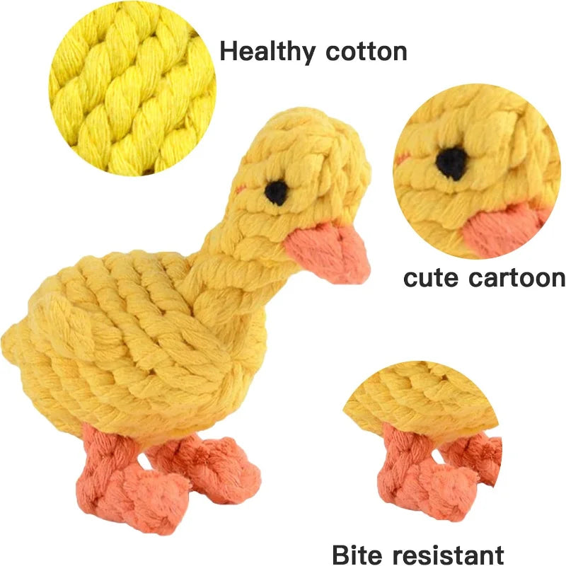 Sunshine Smile Puppy Chew Toy for Happy Teeth Cleaning Fun