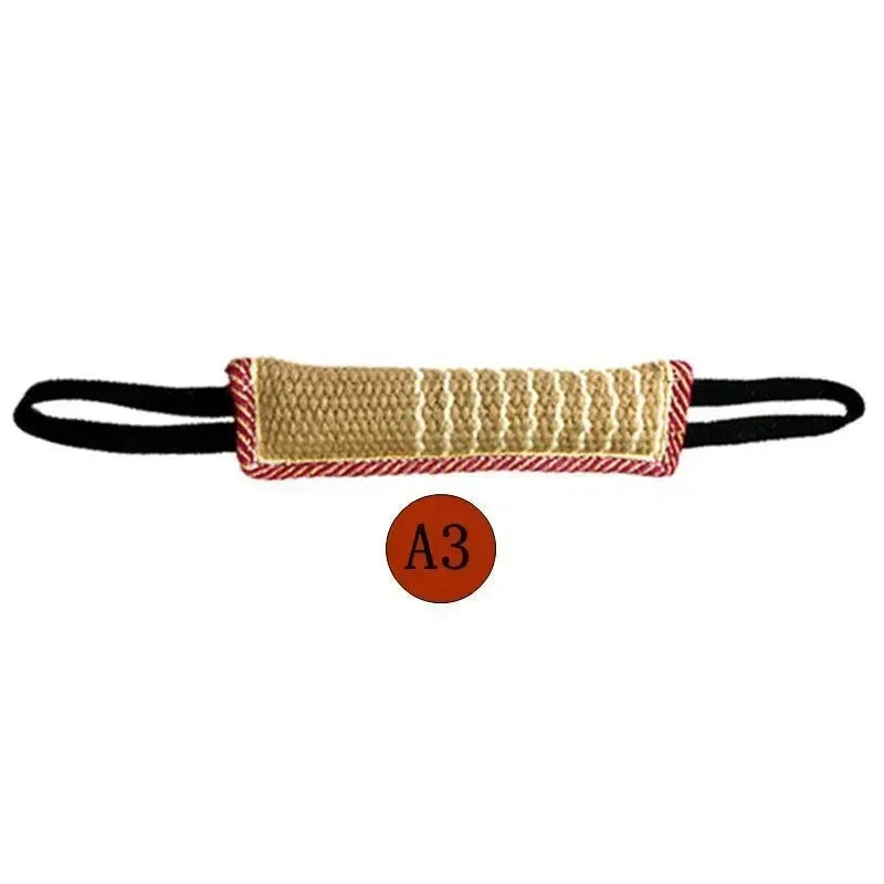 Durable Hemp Dog Tug Stick for Chewing and Training