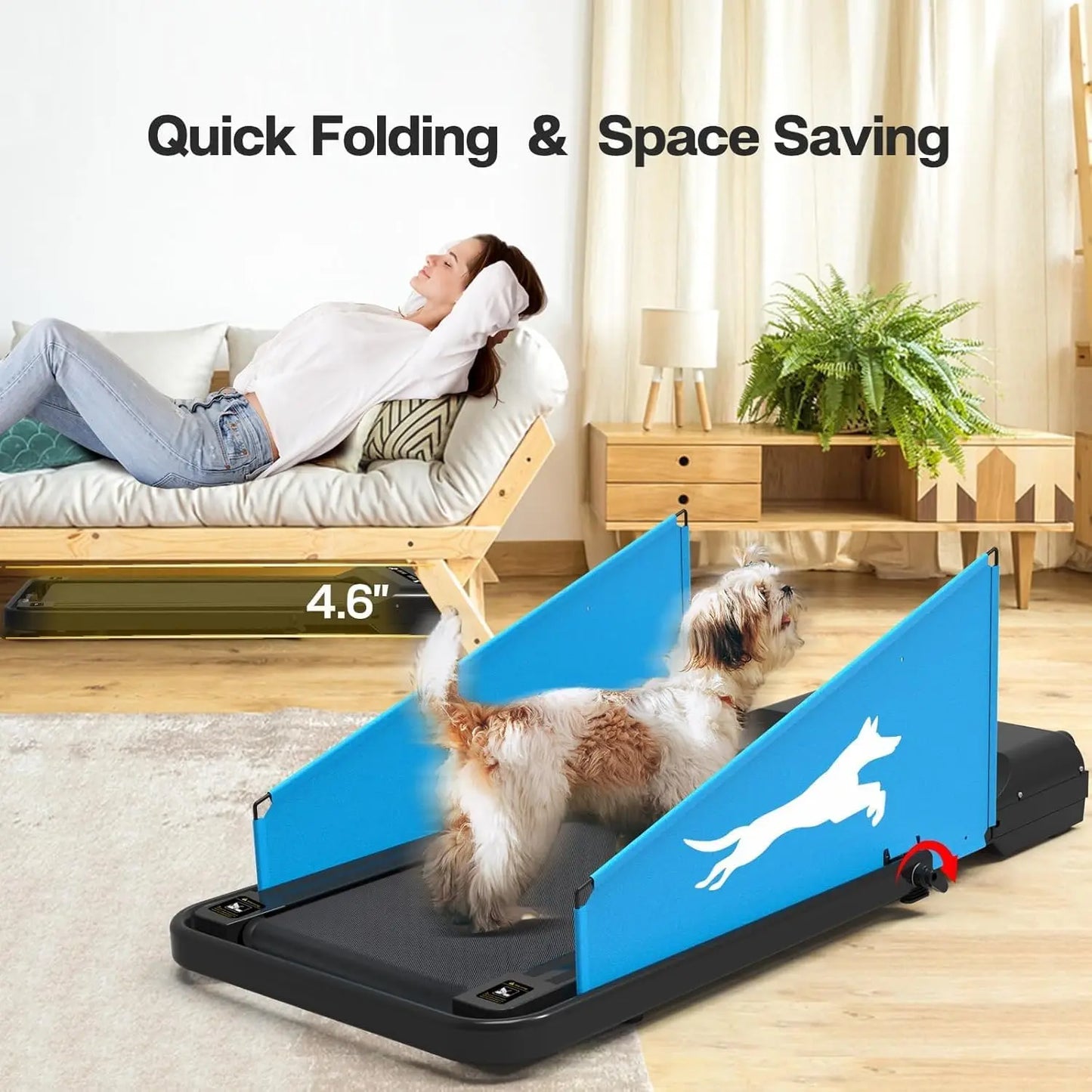 Dog Treadmill for Small and Medium Dogs Fitness Machine
