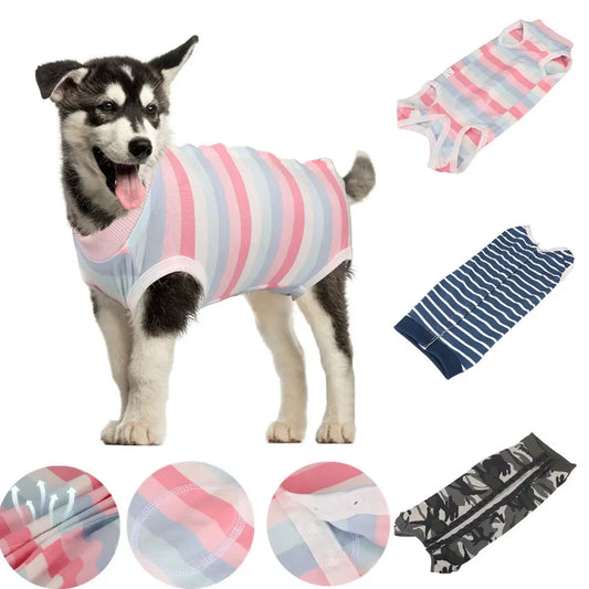 Pet Surgery Recovery Suit Anti Licking Vest for Dogs