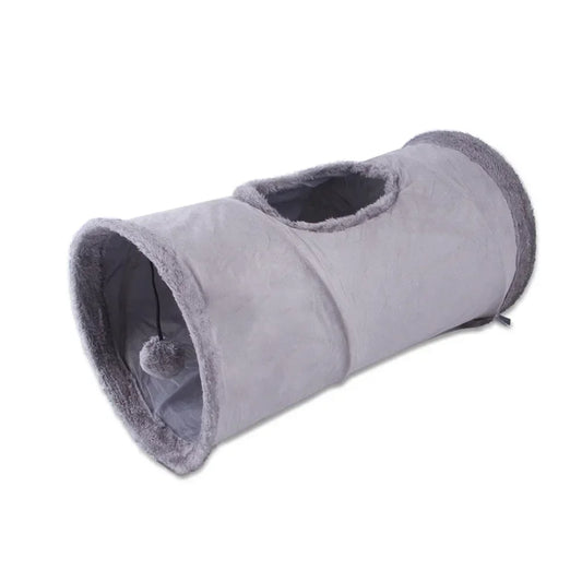 Interactive Foldable Cat Tunnel Toy for Fun and Exercise